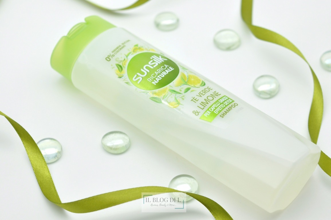 shampoo sunsilk tè verde limone